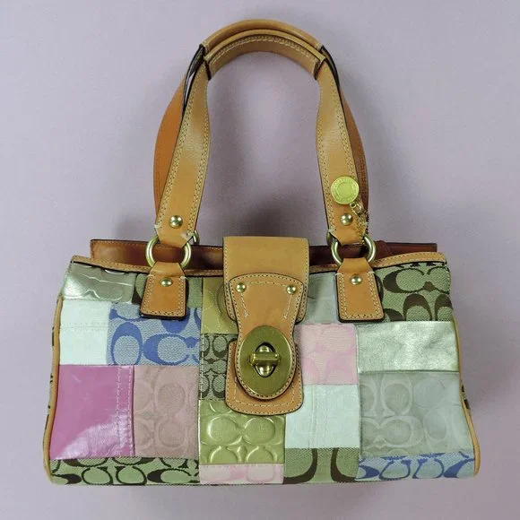 Coach | Bags | Coach Signature Patchwork Shoulder Bag